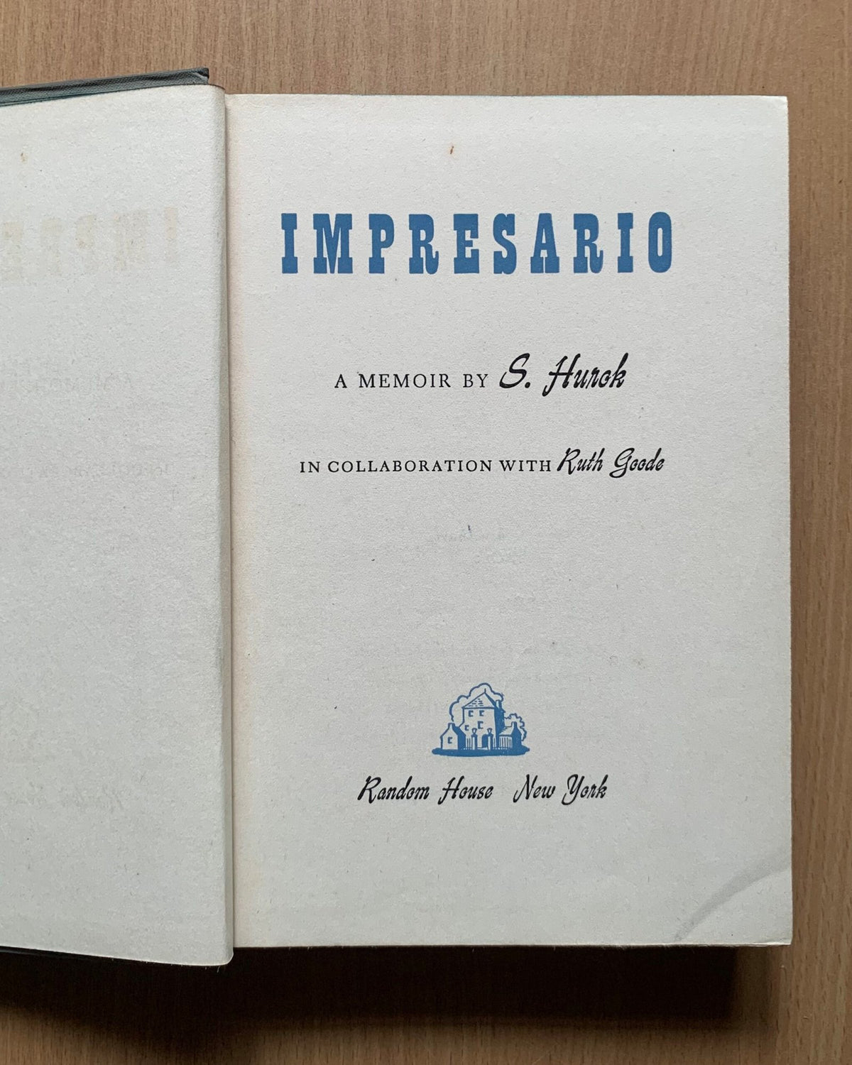 Impresario – A Memoir - S. Hurok (in collaboration with Ruth Goode) image 2