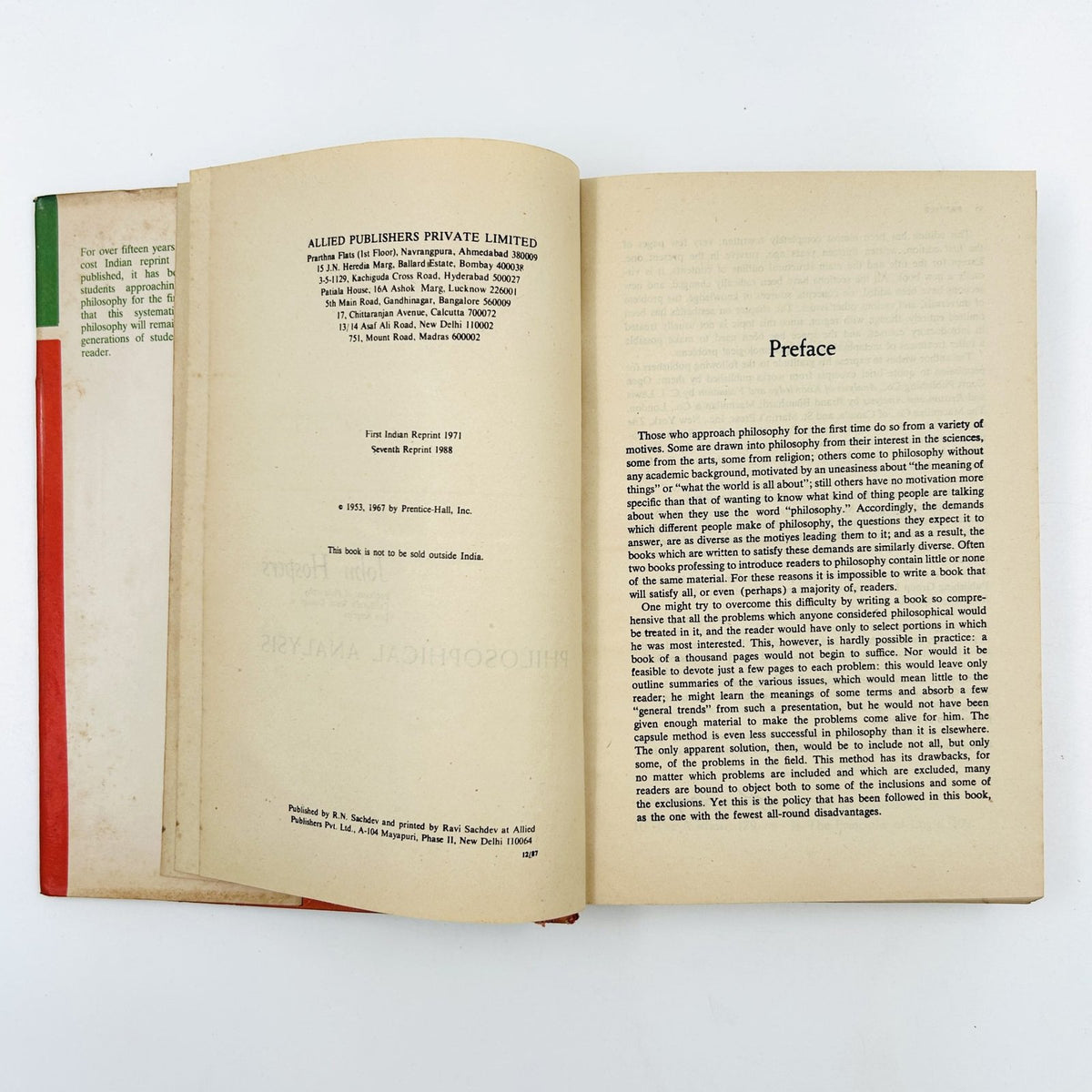 AN INTRODUCTION TO PHILOSOPHICAL ANALYSIS by John Hospers image 4