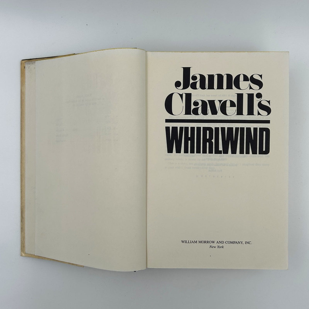WHIRLWIND BY JAMES CLAVELL'S image 1