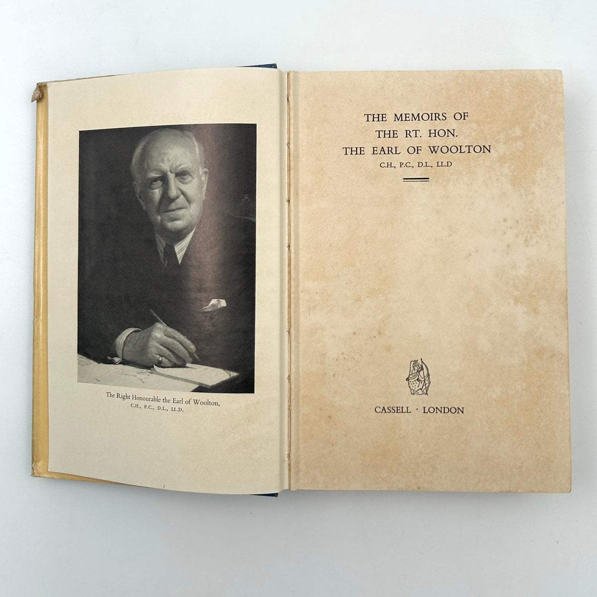 The Memoirs of the Rt. Hon. The Earl of Woolton image 4