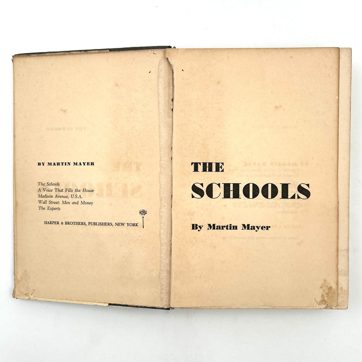 THE SCHOOLS by Martin Mayer image 4