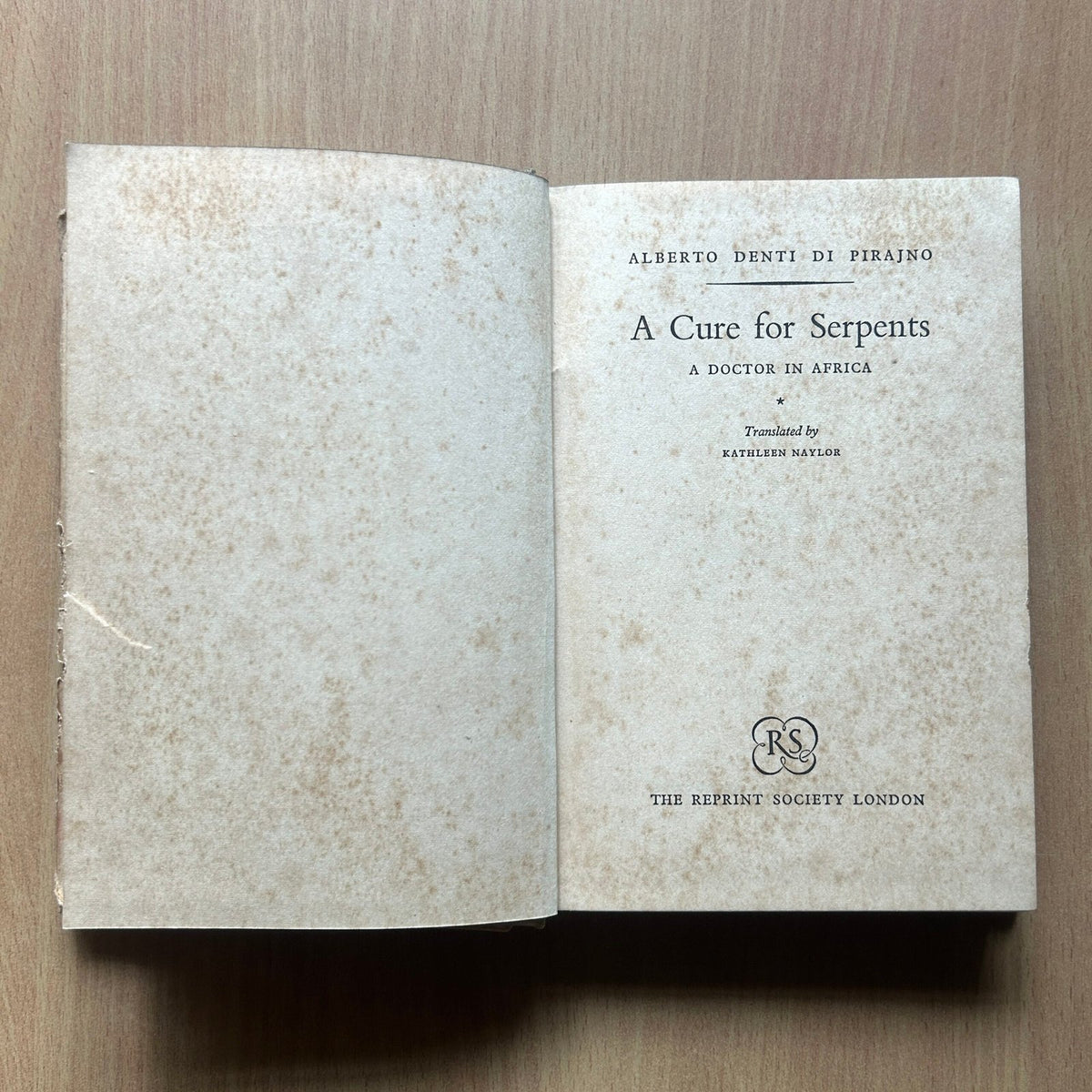A Cure for Serpents  - Alberto Denti di Pirajno image 1