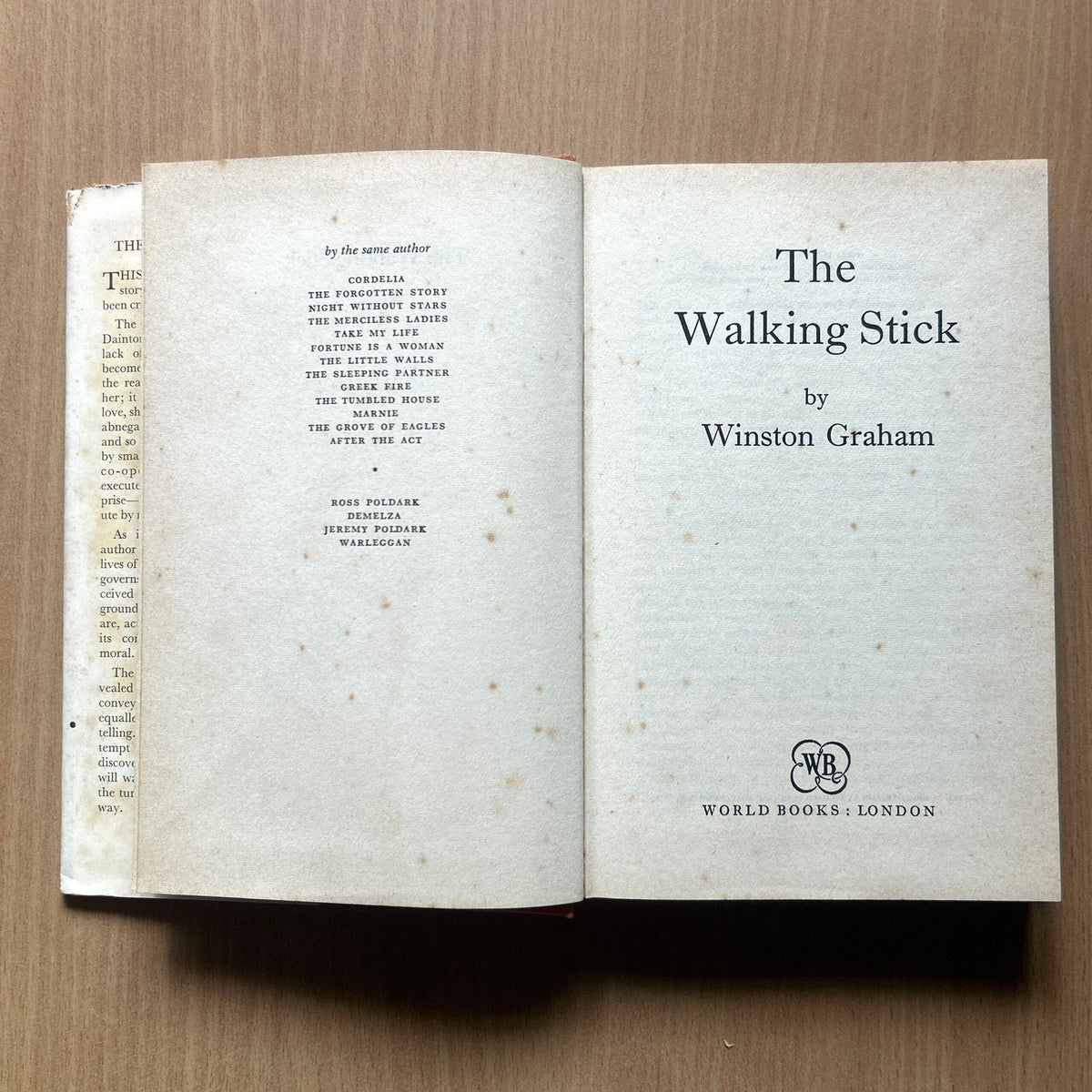 The Walking Stick  - Winston Graham image 1