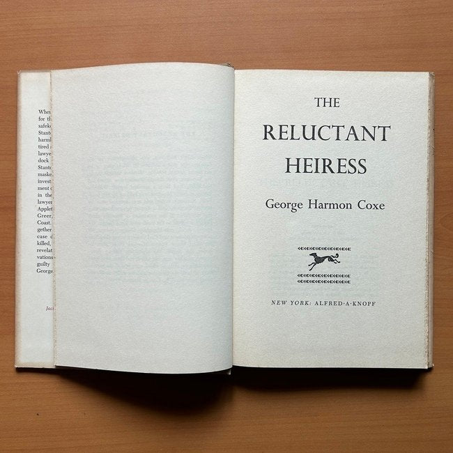 The Reluctant Heiress  -  George Harmon Coxe image 2