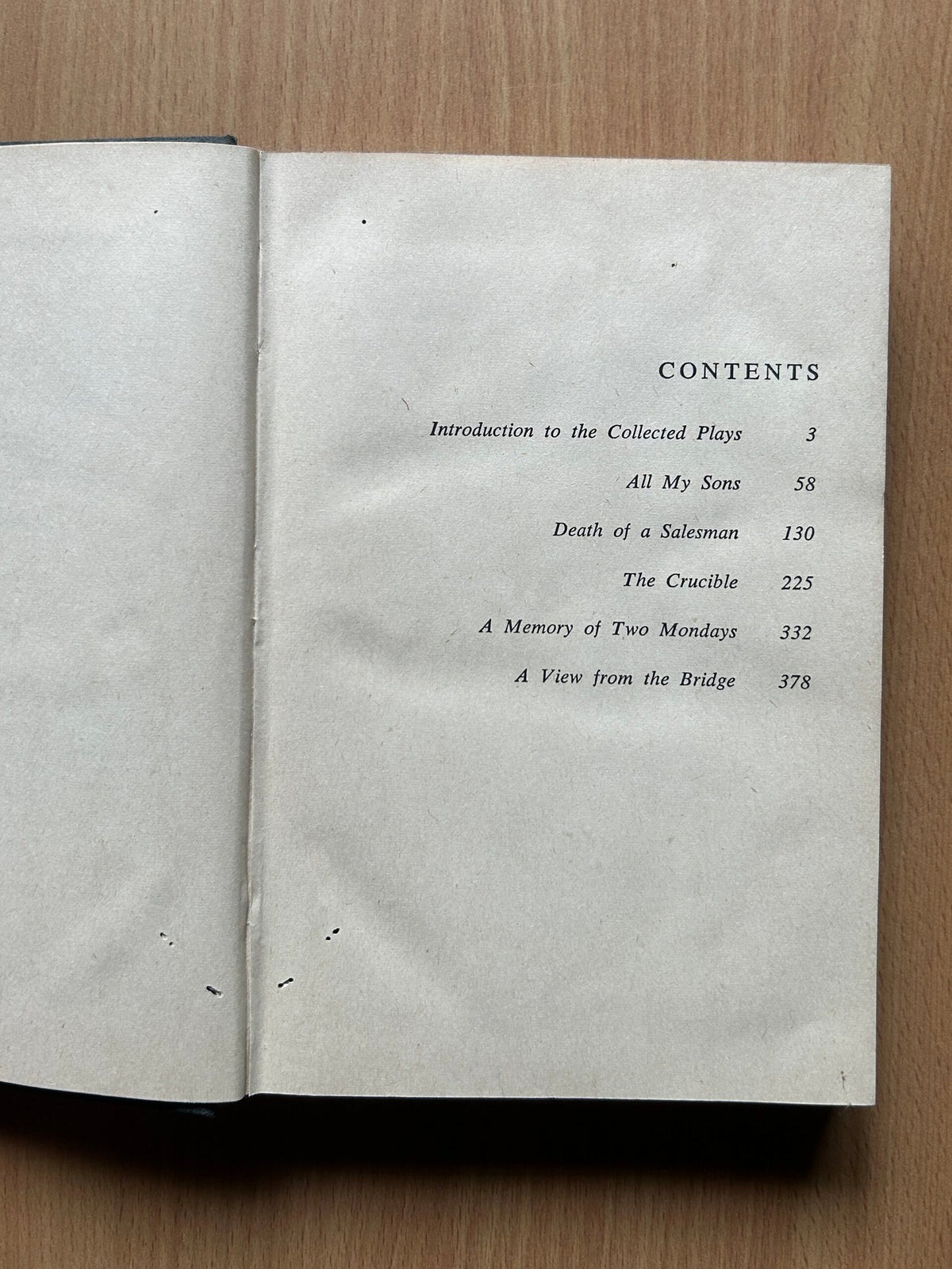 Arthur Miller's Collected Plays image 3