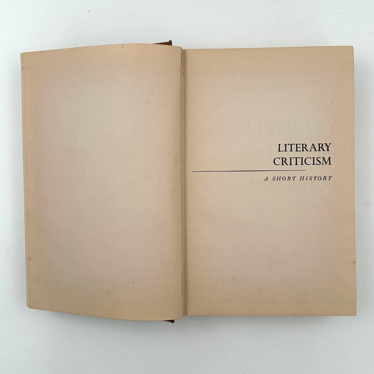 Literary Criticism: A Short History image 3