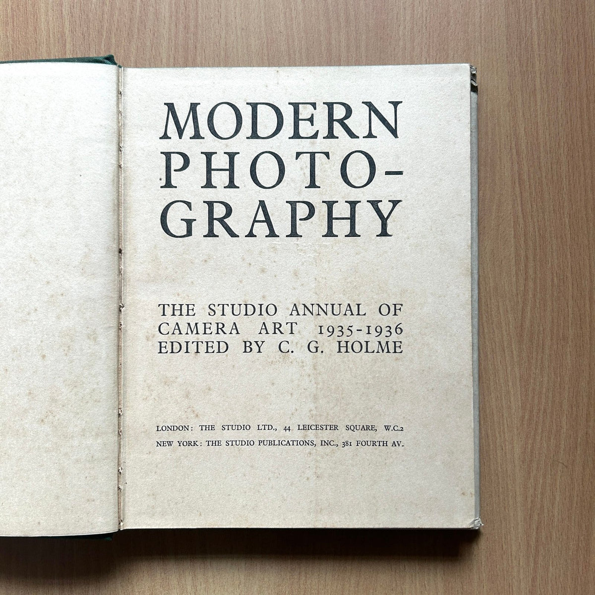 Modern Photography  - C. G. Holme image 1