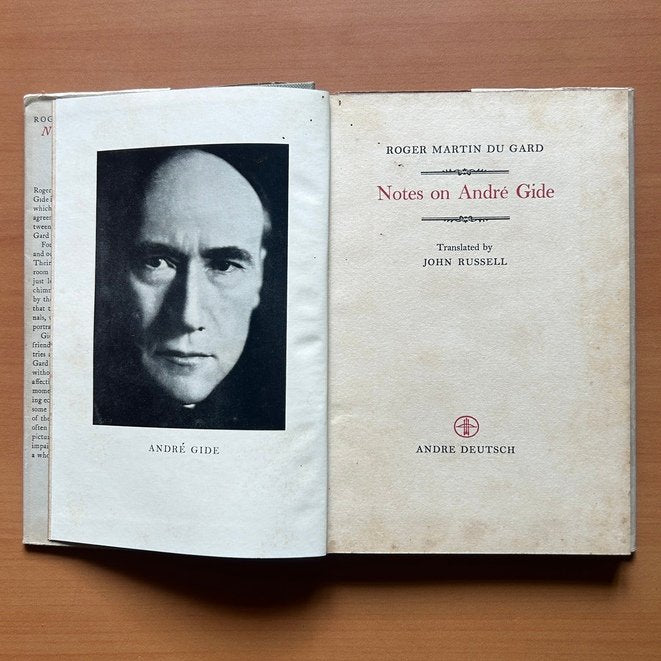 Notes on André Gide  -  Roger Martin du Gard image 1