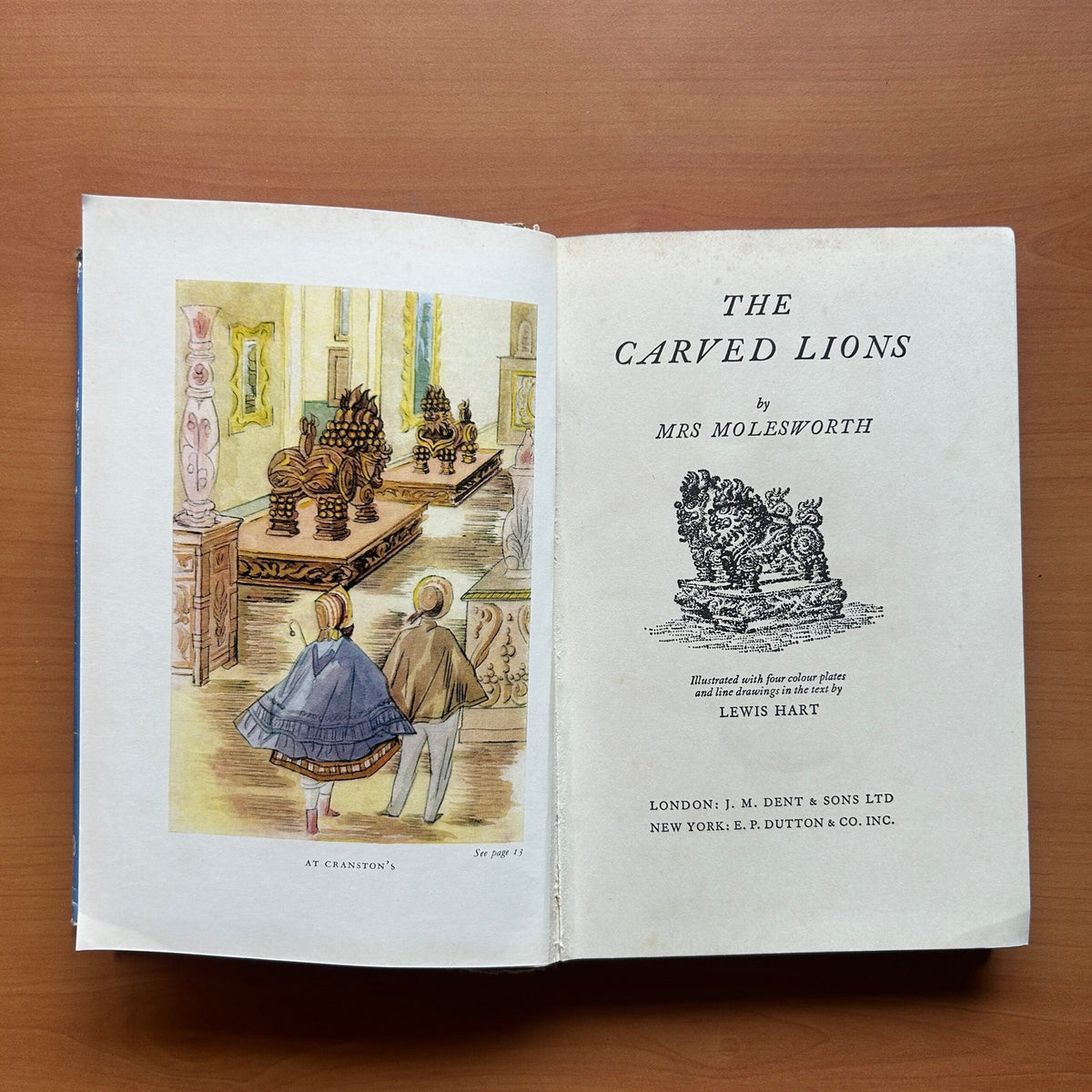 The Carved Lions  - Mrs. Molesworth image 3
