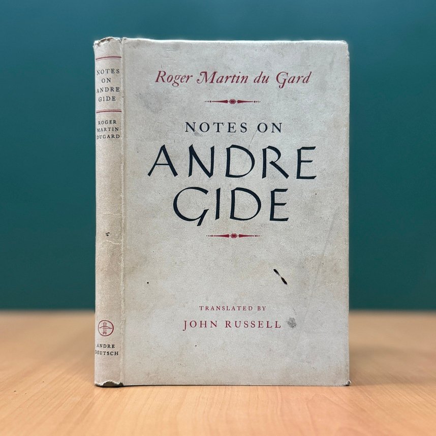 Notes on André Gide  -  Roger Martin du Gard image 0