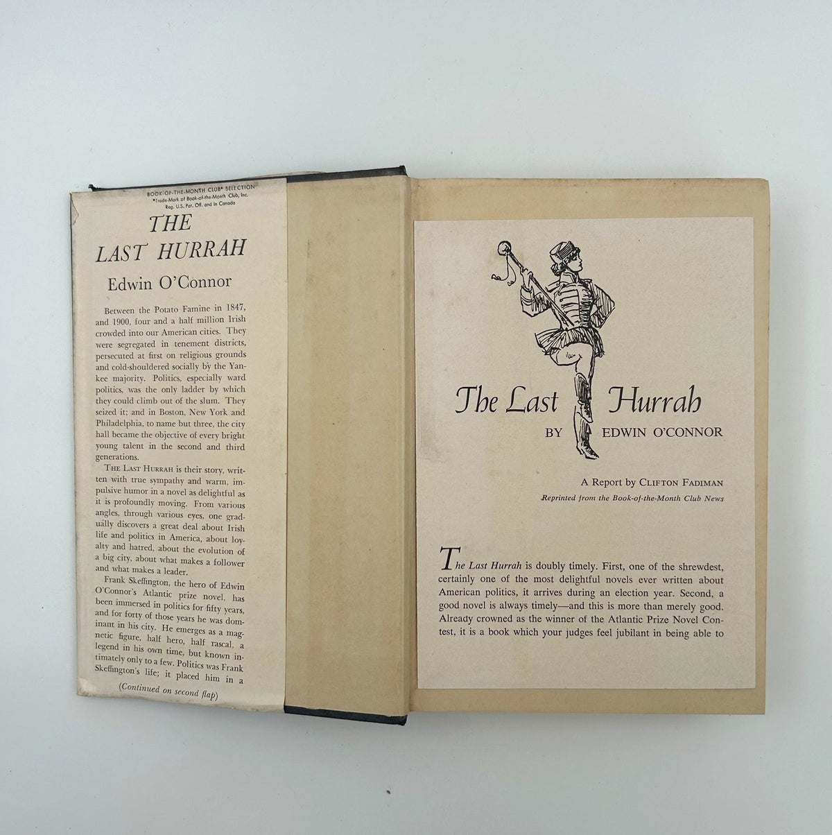 THE LAST HURRAH BY EDWIN O'CONNOR image 1