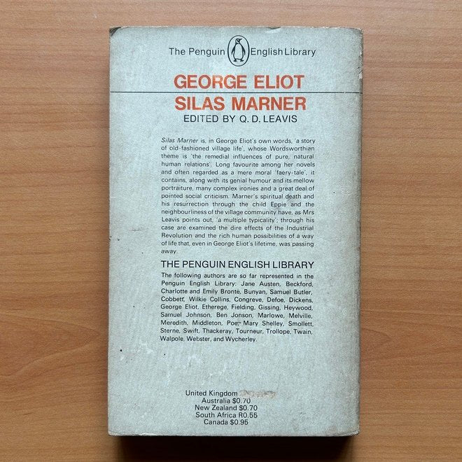 Silas Marner  -  George Eliot image 2
