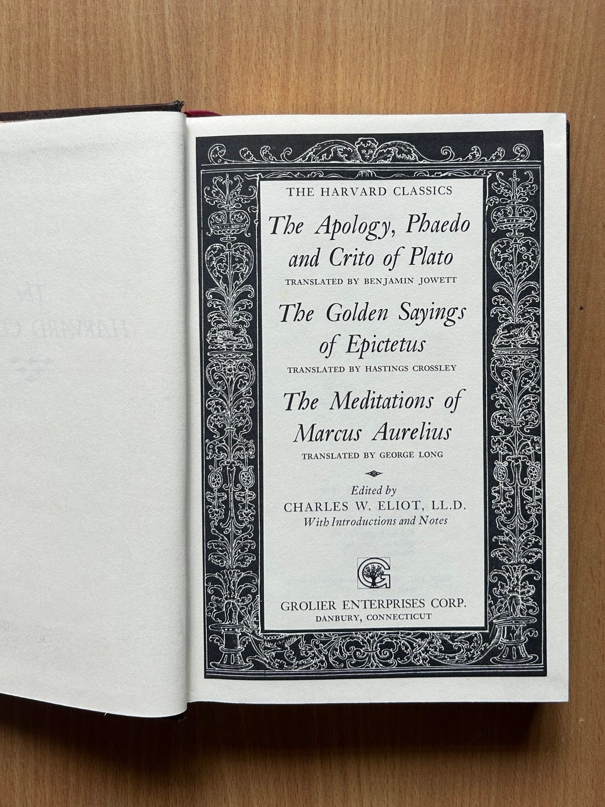 The Harvard Classics- Plato – Epictetus – Marcus Aurelius image 2