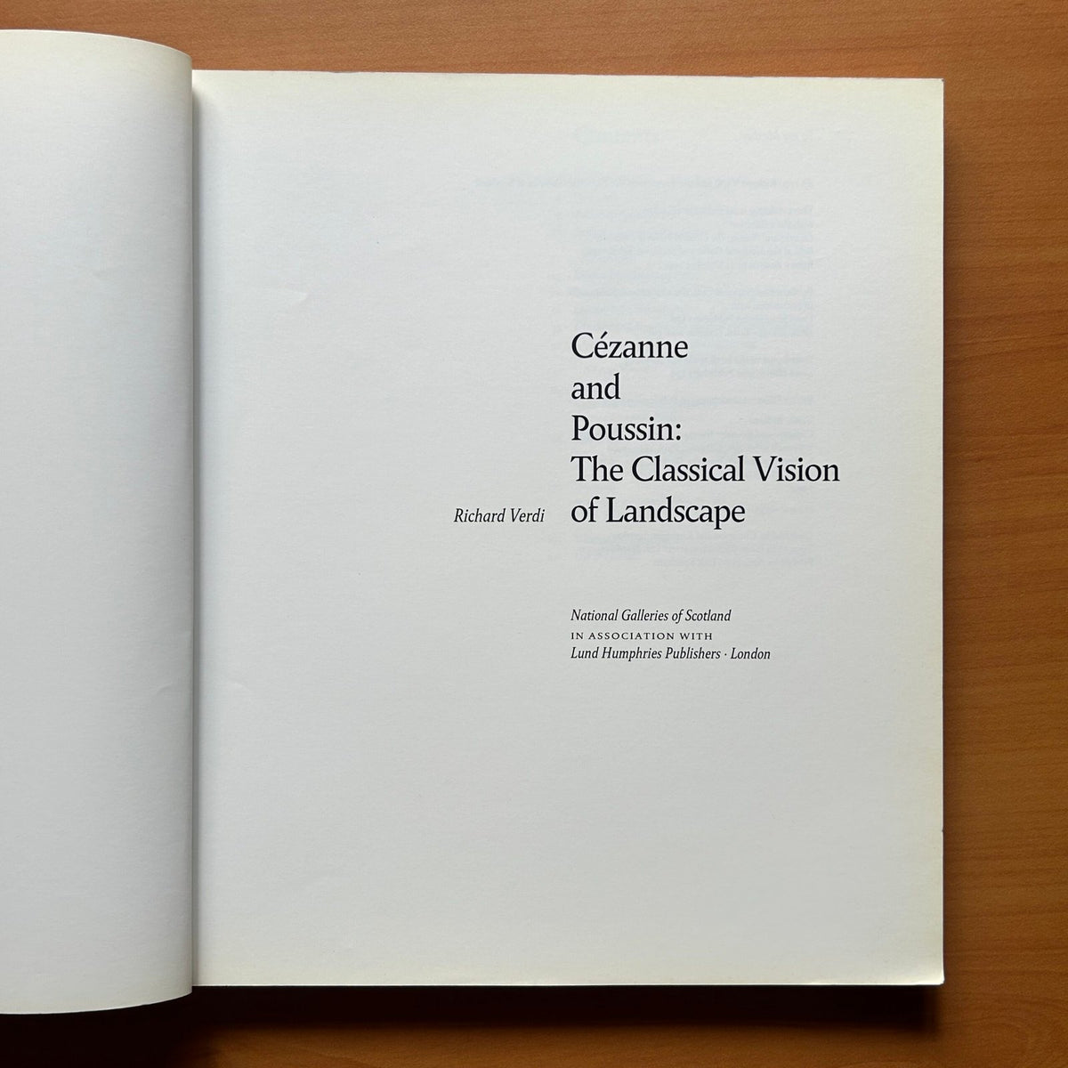 Cézanne and Poussin: The Classical Vision of Landscape  -  Richard Verdi image 1