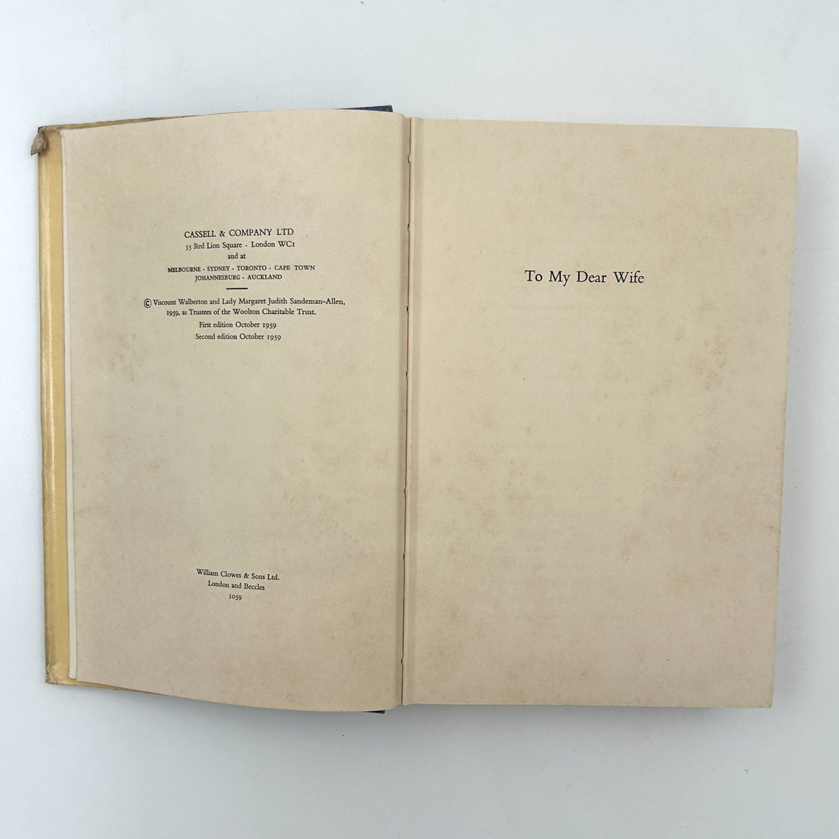 The Memoirs of the Rt. Hon. The Earl of Woolton image 5
