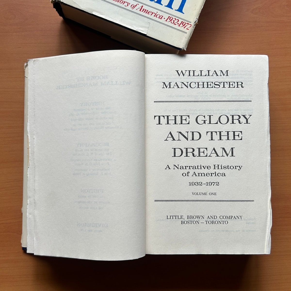 The Glory and the Dream: A Narrative History of America, 1932–1972 (2 Volumes Set)  - William Manchester image 5