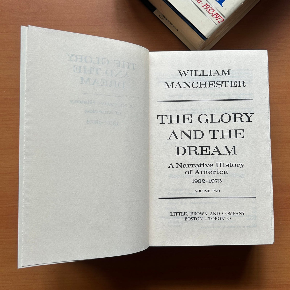 The Glory and the Dream: A Narrative History of America, 1932–1972 (2 Volumes Set)  - William Manchester image 10