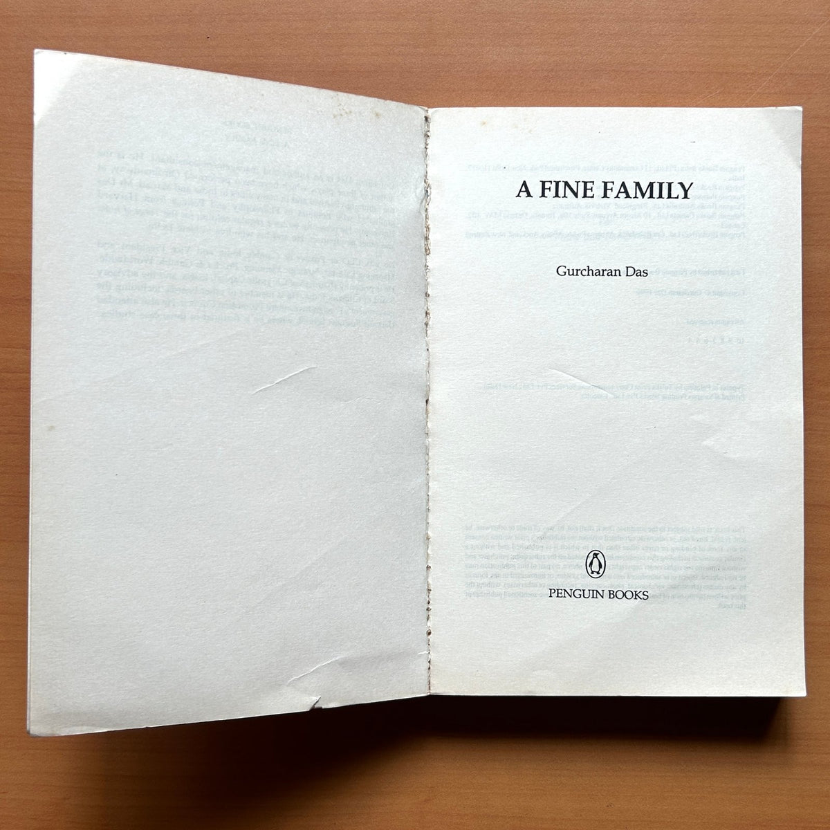 A Fine Family  -  Gurcharan Das image 1