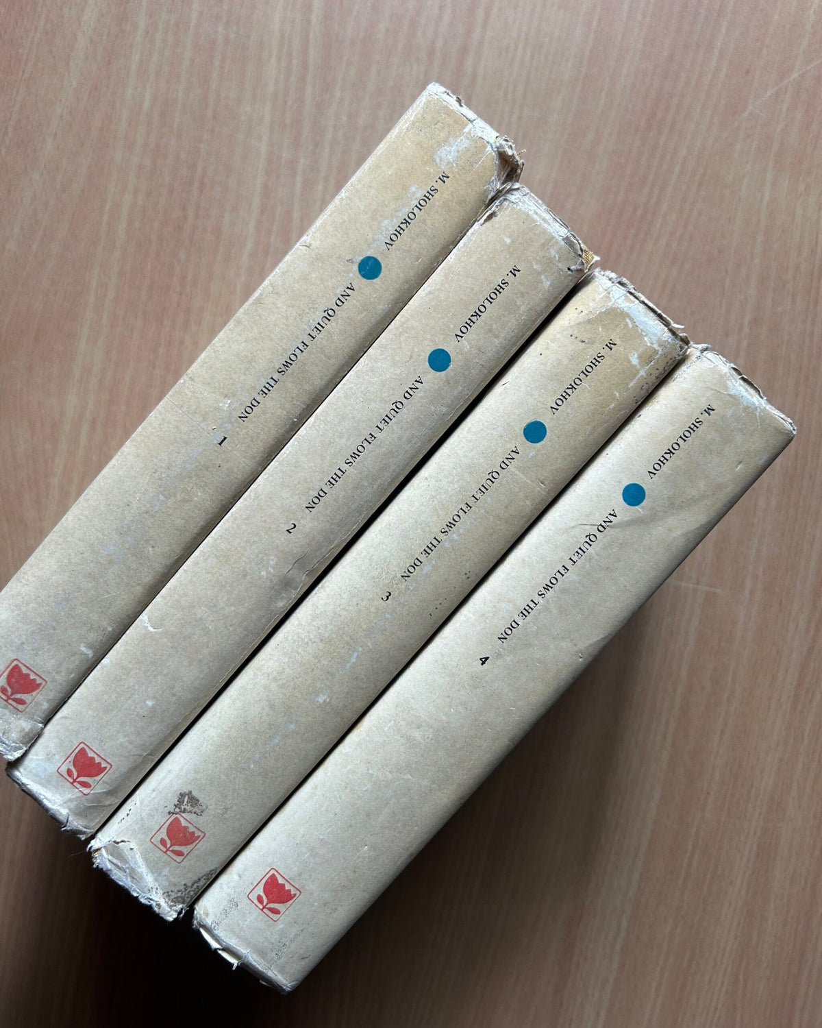 And Quiet Flows the Don (4 Volume Set) - Mikhail Sholokhov image 1