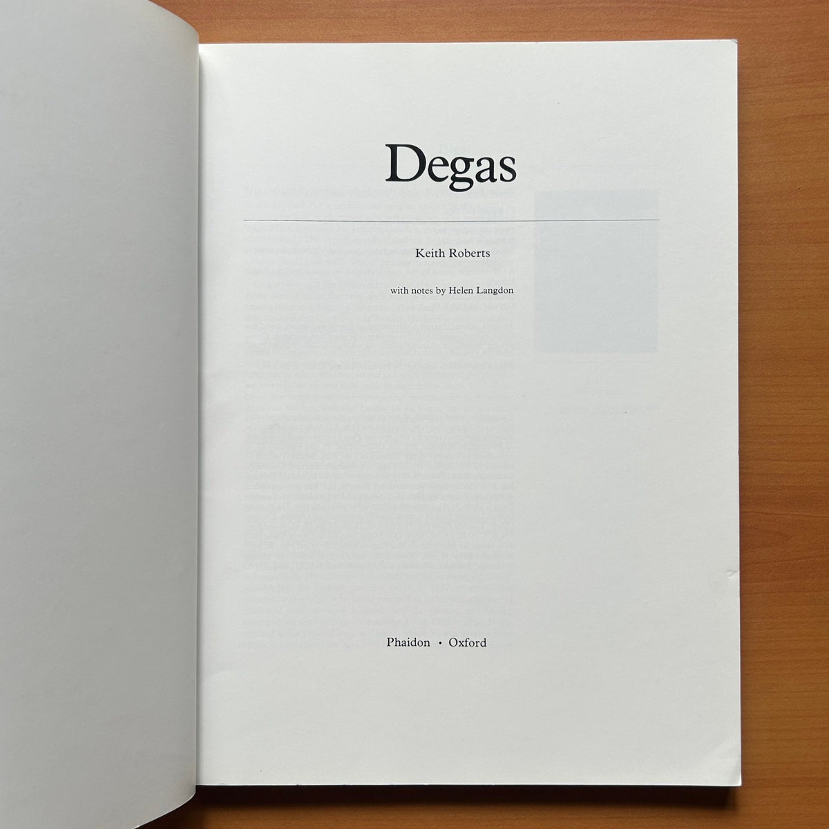 Degas  -  Keith Roberts image 1
