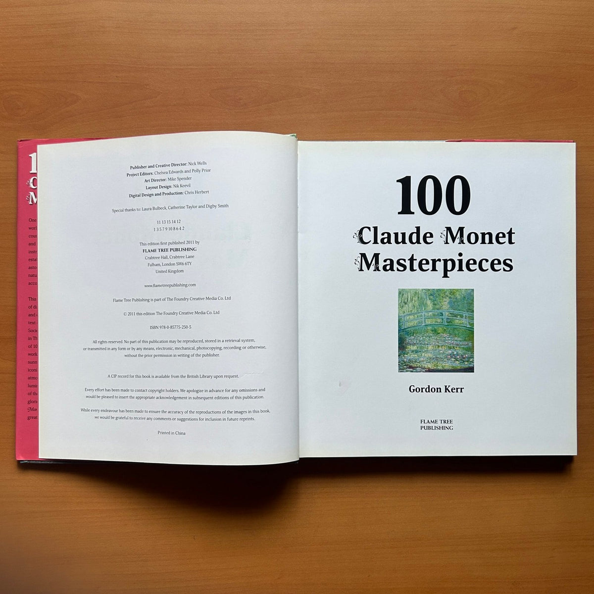 100 Claude Monet Masterpieces  - Gordon Kerr image 1