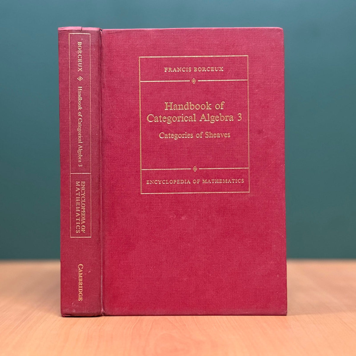 Handbook of Categorical Algebra 3  - Francis Borceux image 0