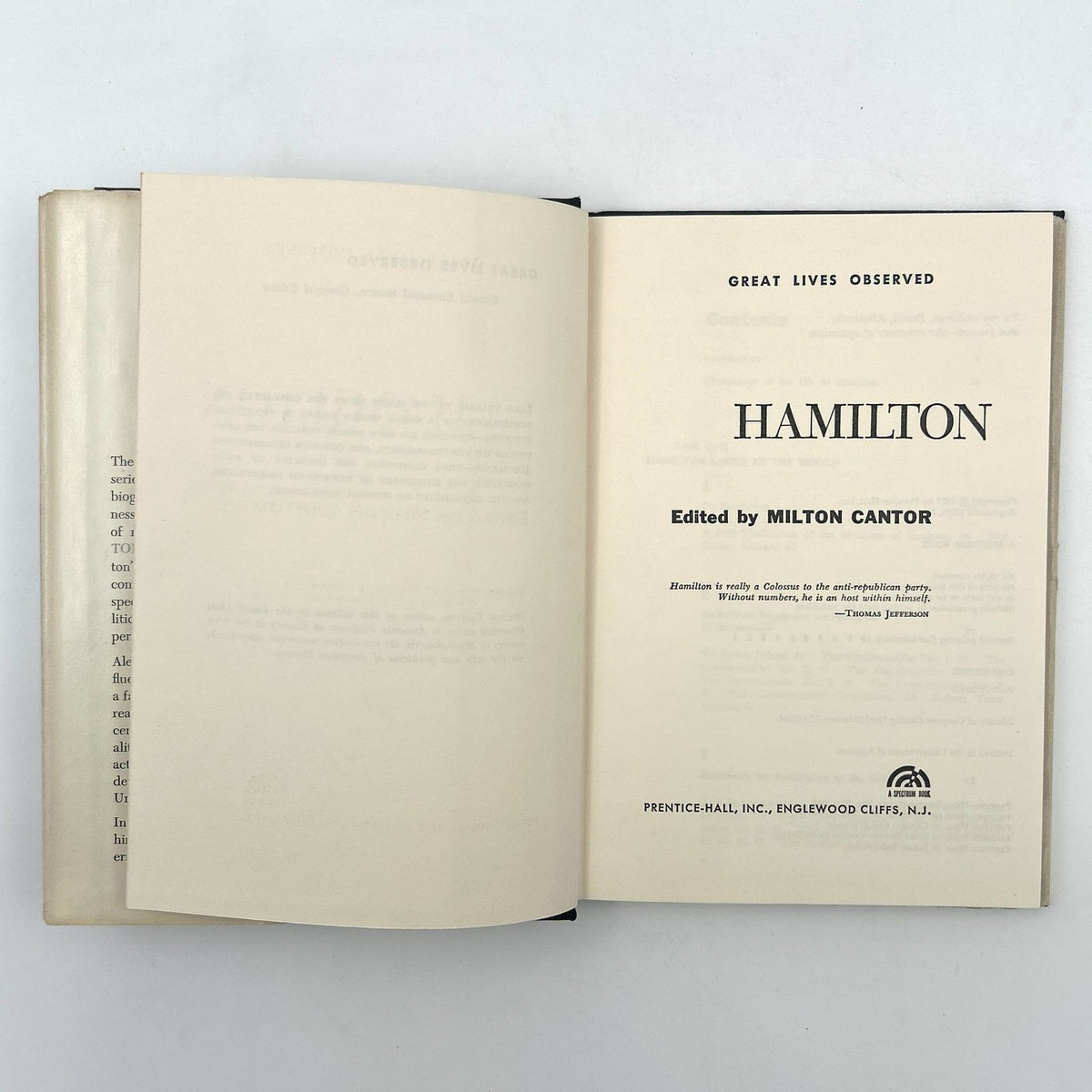 Hamilton Edited by: Milton Cantor image 3