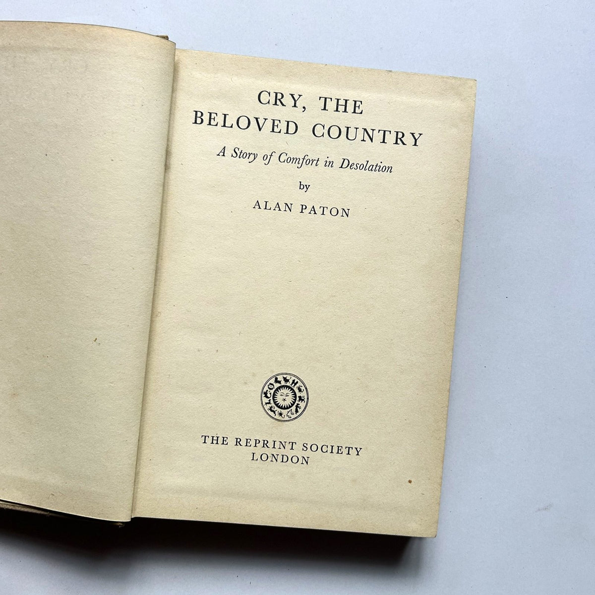 CRY,THE BELOVED COUNTRY BY ALAN  PATON image 2