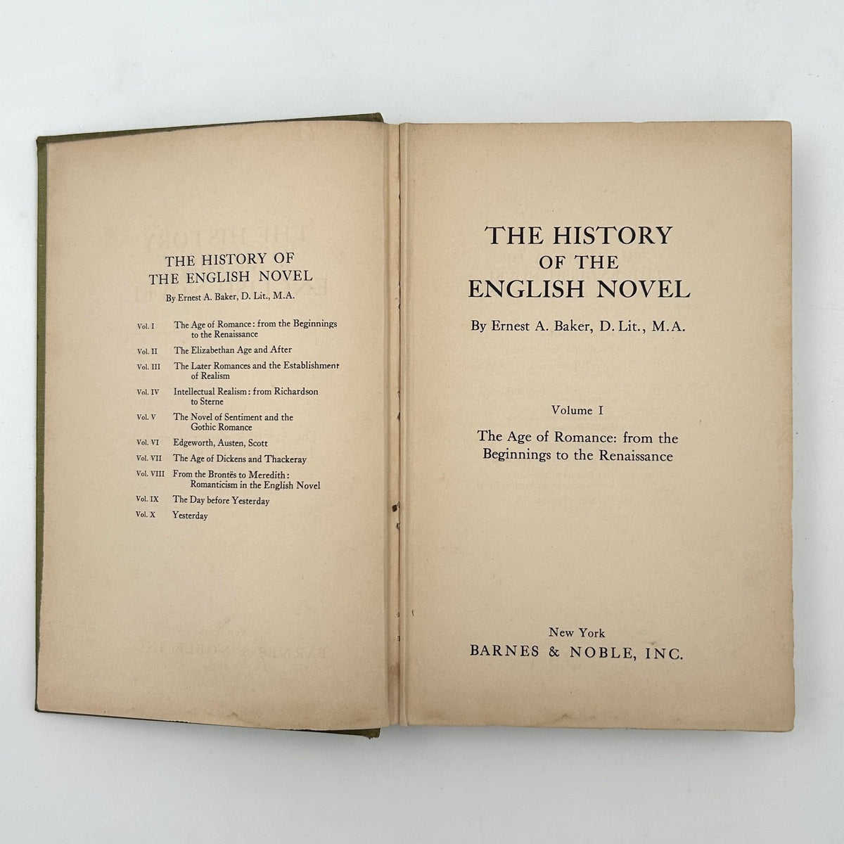 The History of English Novel by Ernest A. Baker image 3