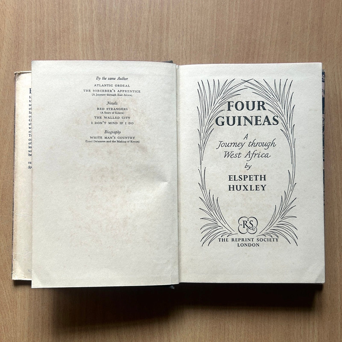 Four Guineas  - Elspeth Huxley image 1