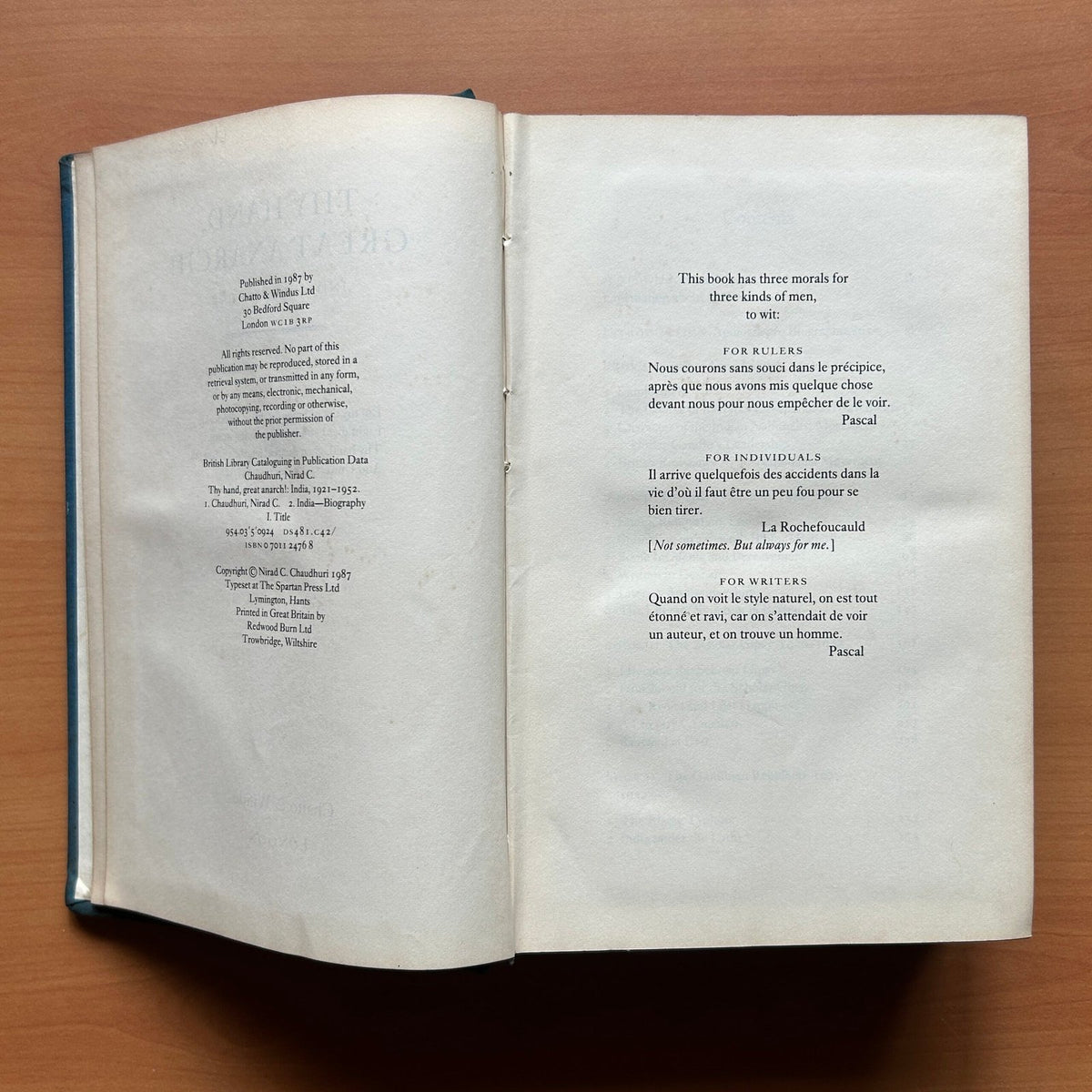 Thy Hand, Great Anarch!  - Nirad C. Chaudhuri image 4