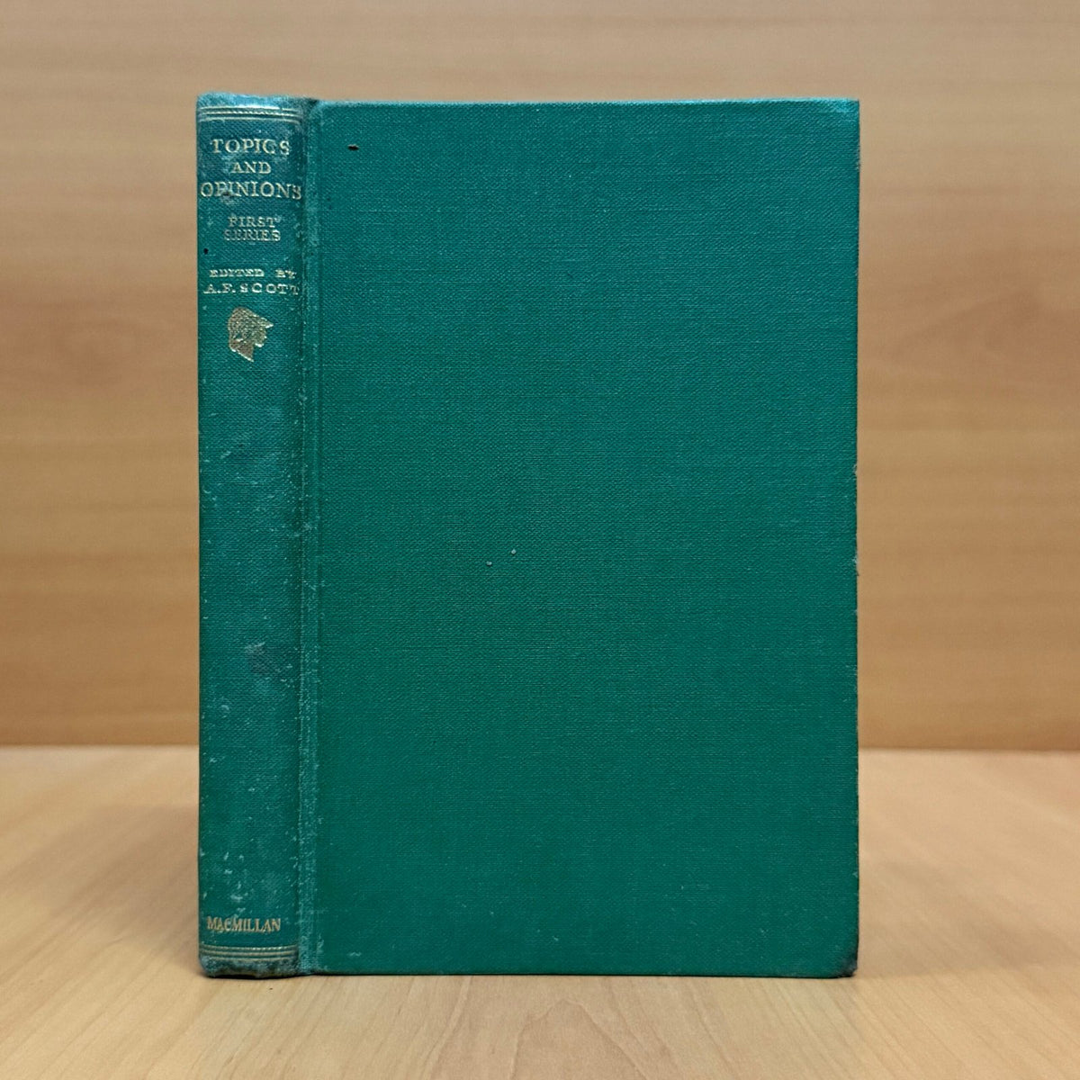 Topics and Opinions  -  A. F. Scott image 0