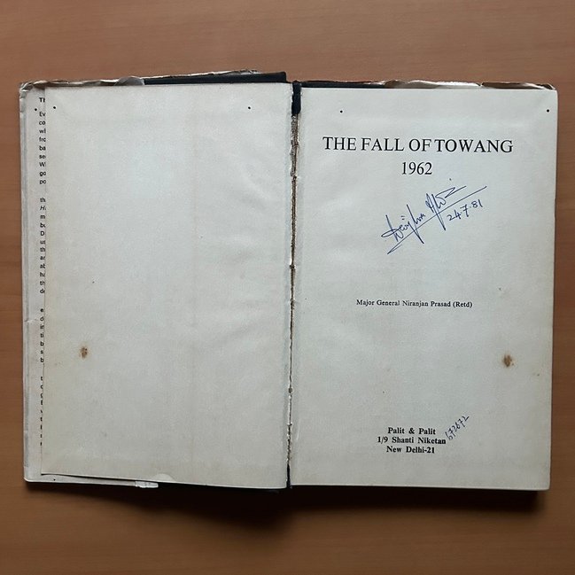 The Fall of Towang 1962  -  Major General Niranjan Prasad image 2