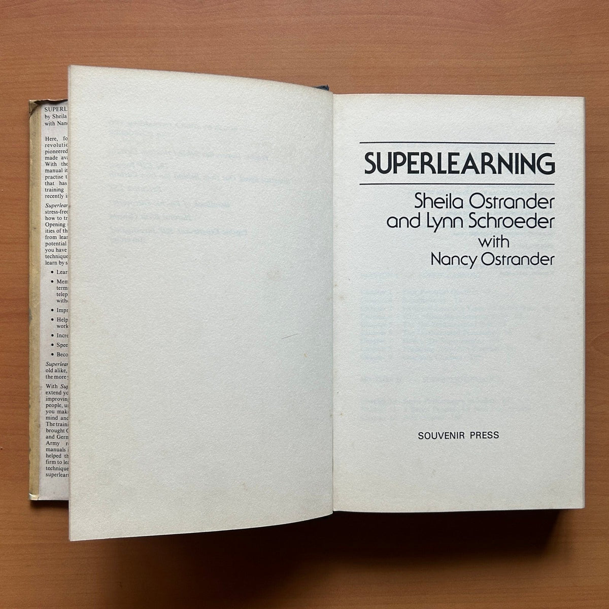 Superlearning  - Sheila Ostrander · Lynn Schroeder · Nancy Ostrander image 1