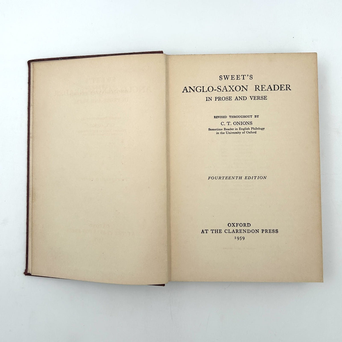 SWEET'S ANGLO-SAXON READER image 3