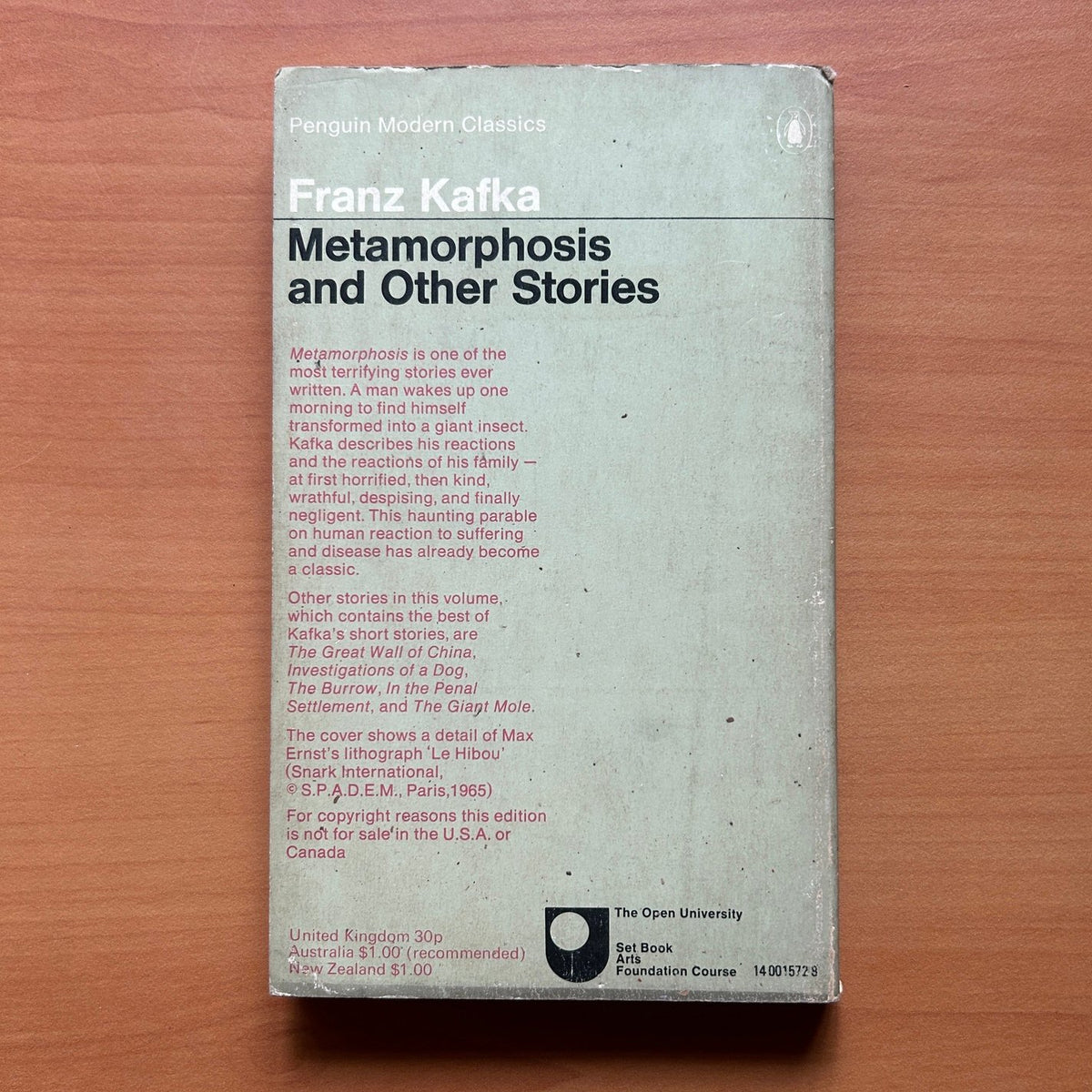 Metamorphosis and Other Stories - Franz Kafka image 2