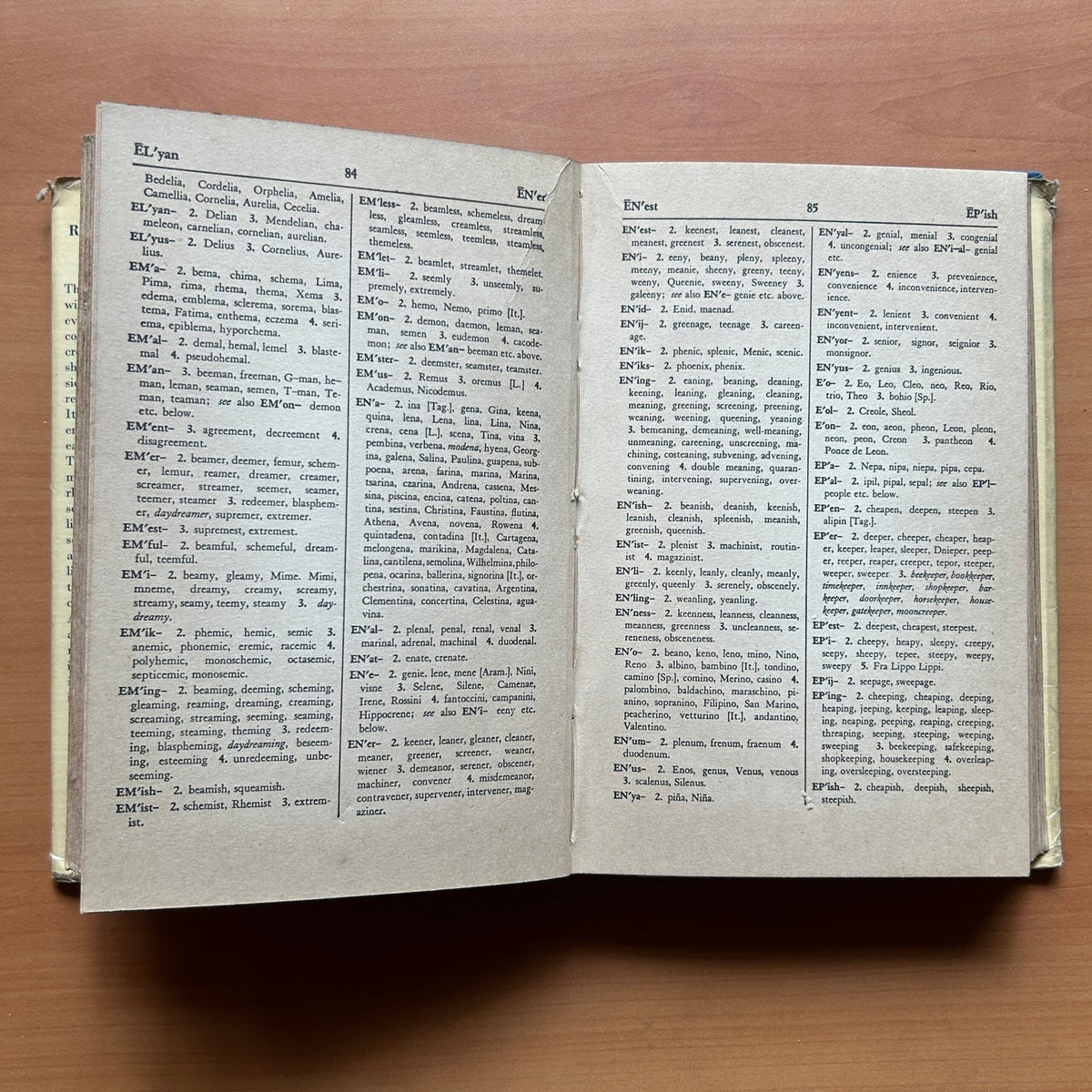 The Improved Rhyming Dictionary  -  Jane Shaw Whitfield image 2