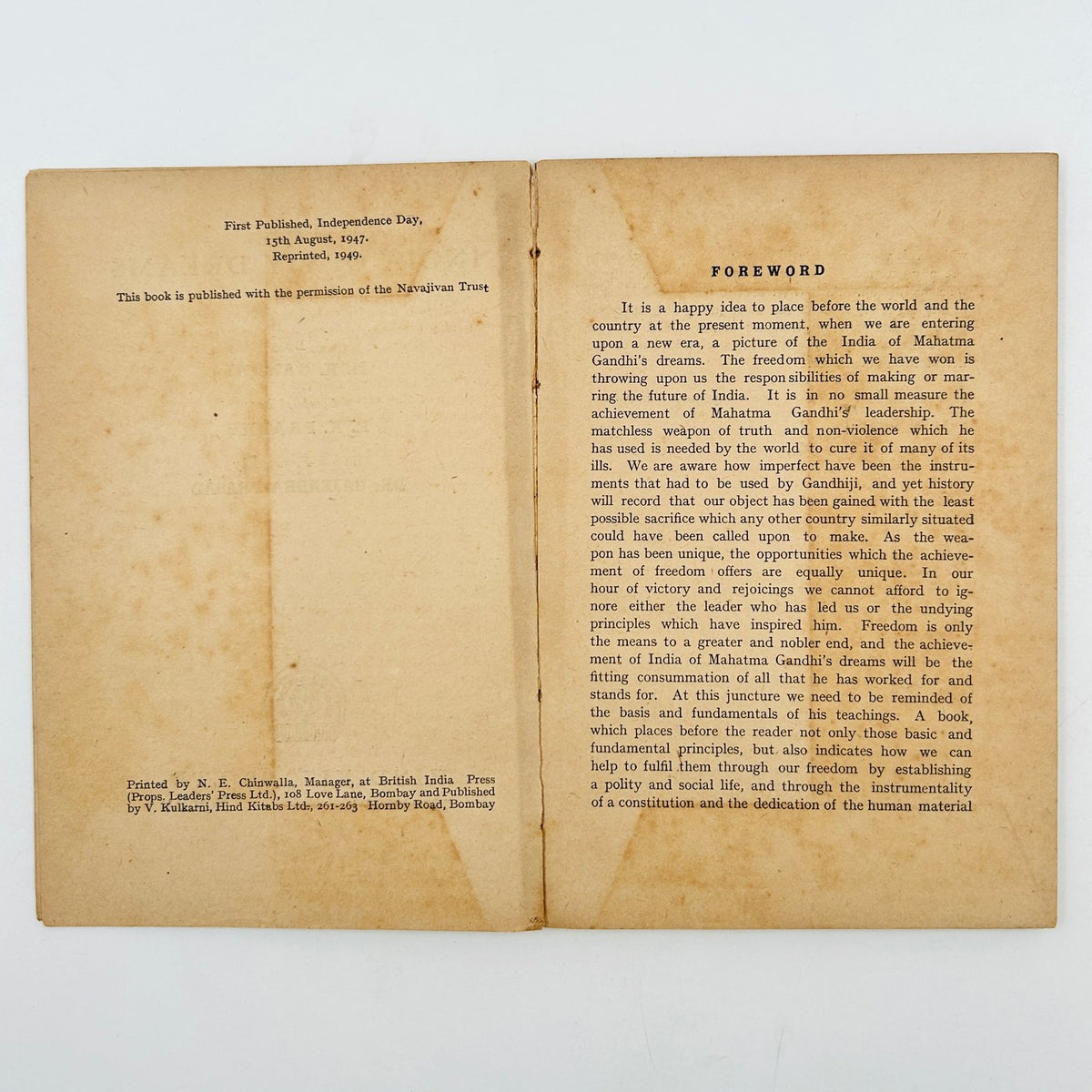 The India of My Dreams by M.K. Gandhi image 3