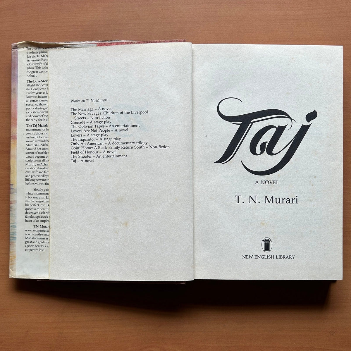 Taj – A Novel  - T. N. Murari image 3