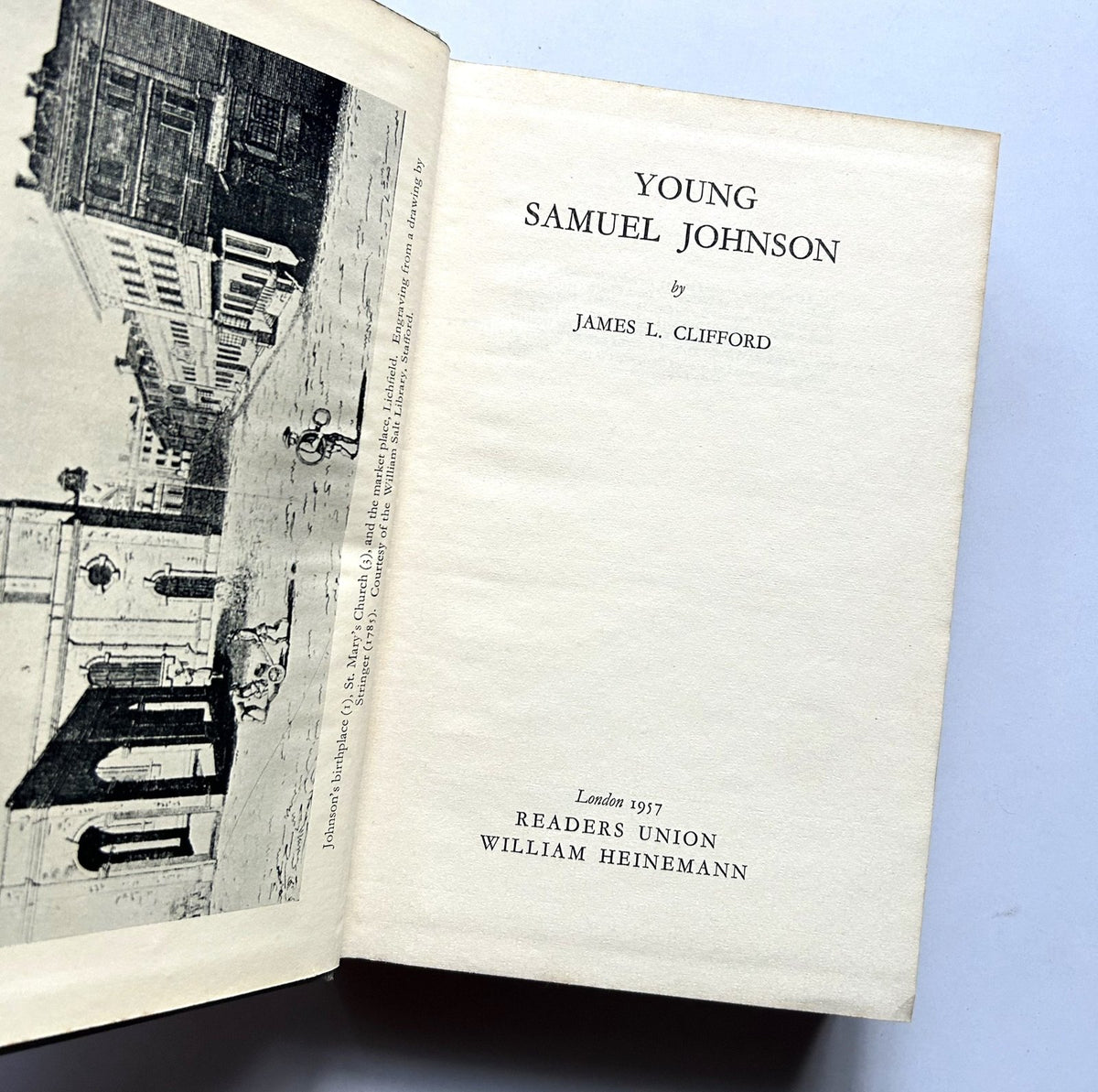 YOUNG SAMUEL JOHNSON BY JAMES L. CLIFFORD image 4