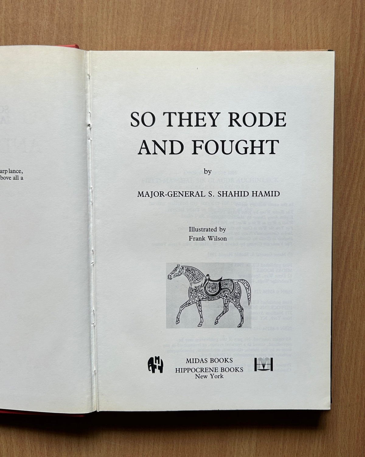 So They Rode and Fought  - Major-General S. Shahid Hamid image 6