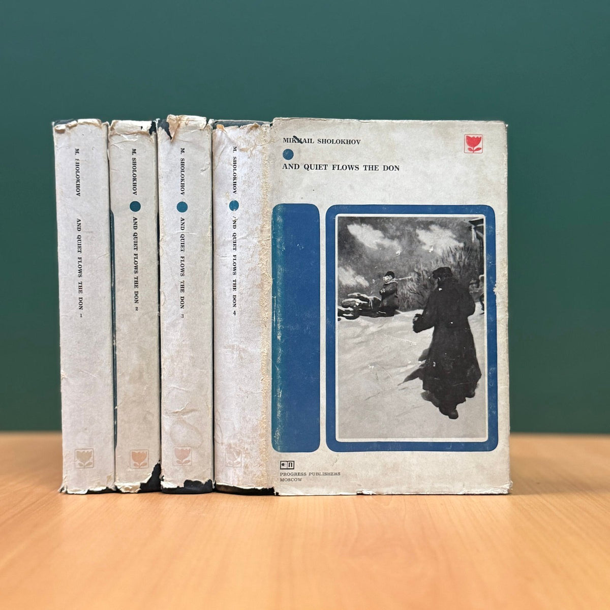 And Quiet Flows the Don (4 Volume Set) - Mikhail Sholokhov image 0