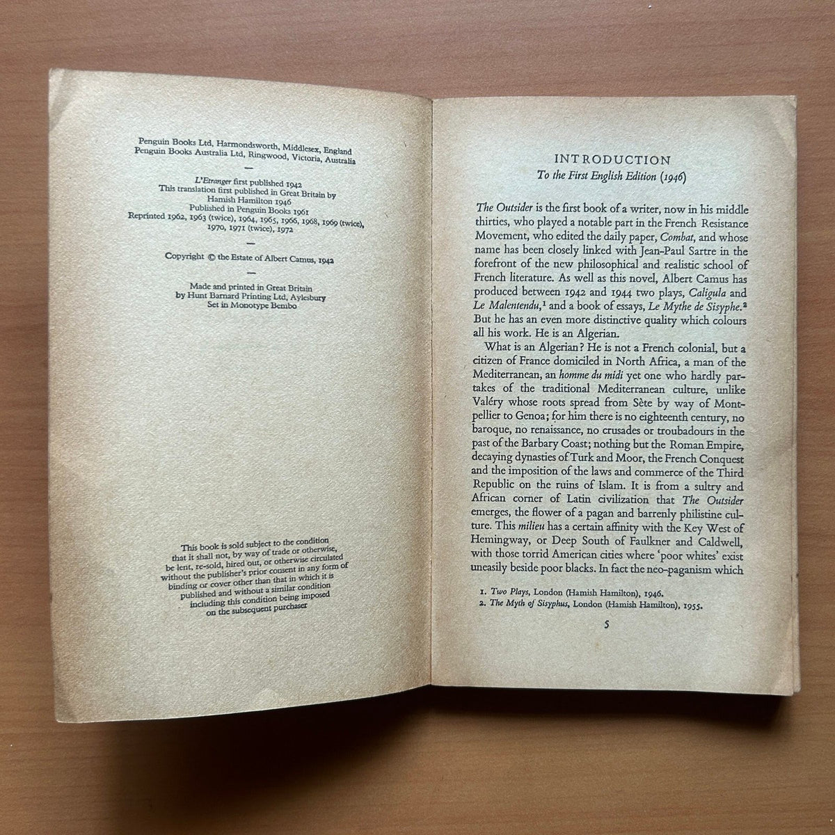 The Outsider  - Albert Camus image 2