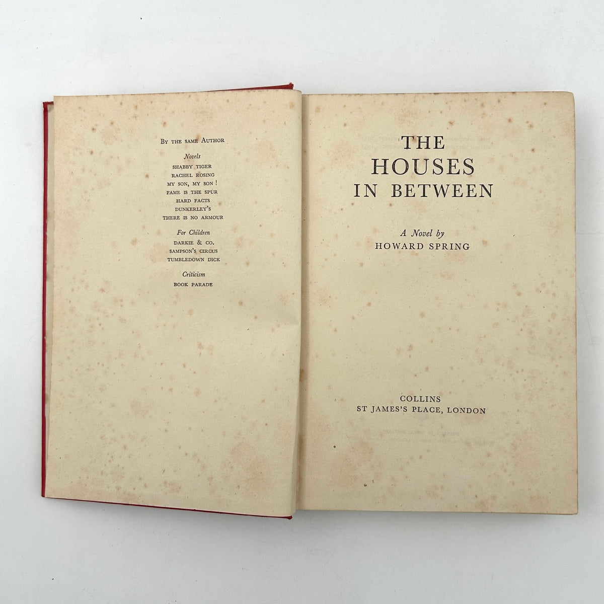 The Houses In Between By Howard Spring image 3