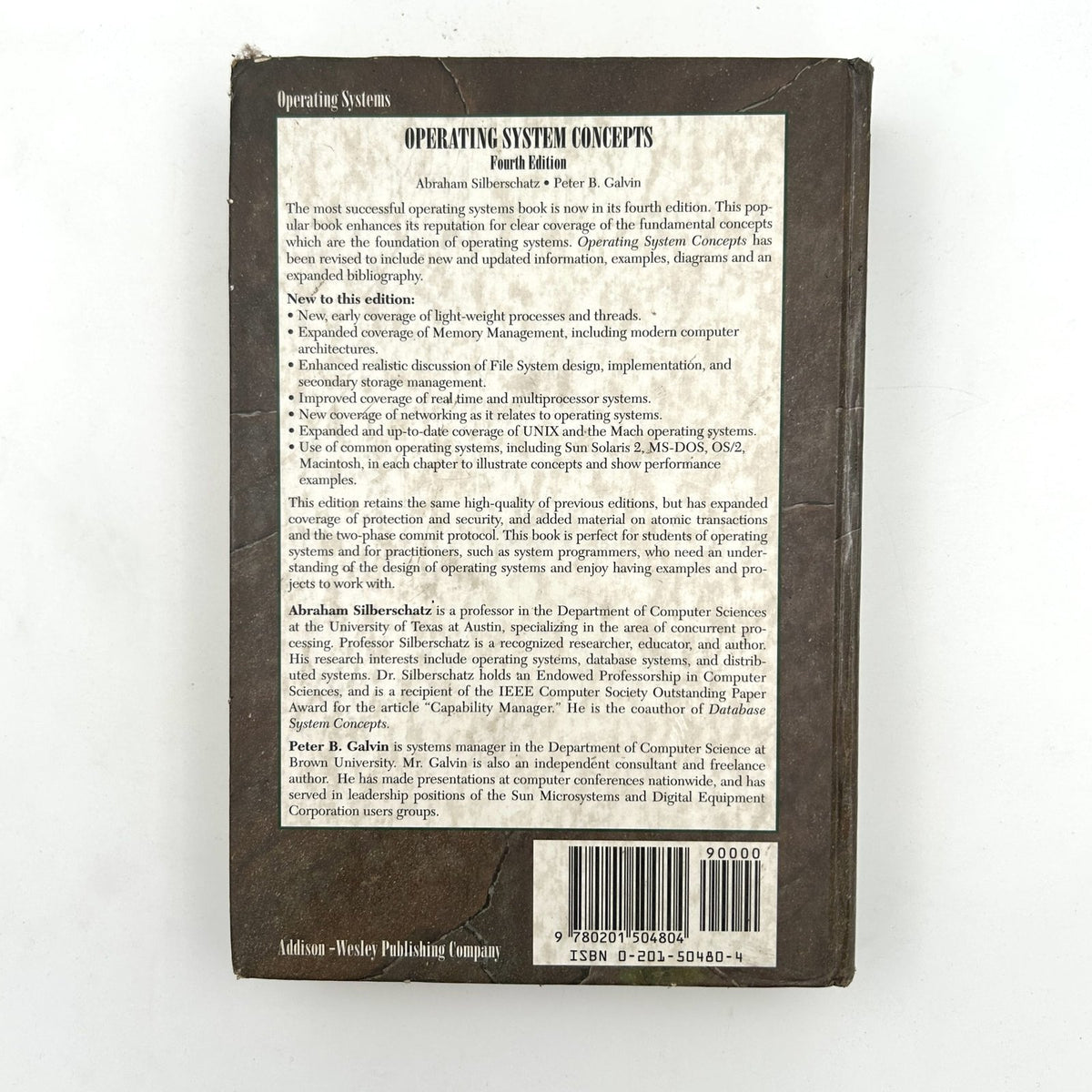 Operating System Concepts by Abraham Silberschatz, Peter B. Galvin image 2