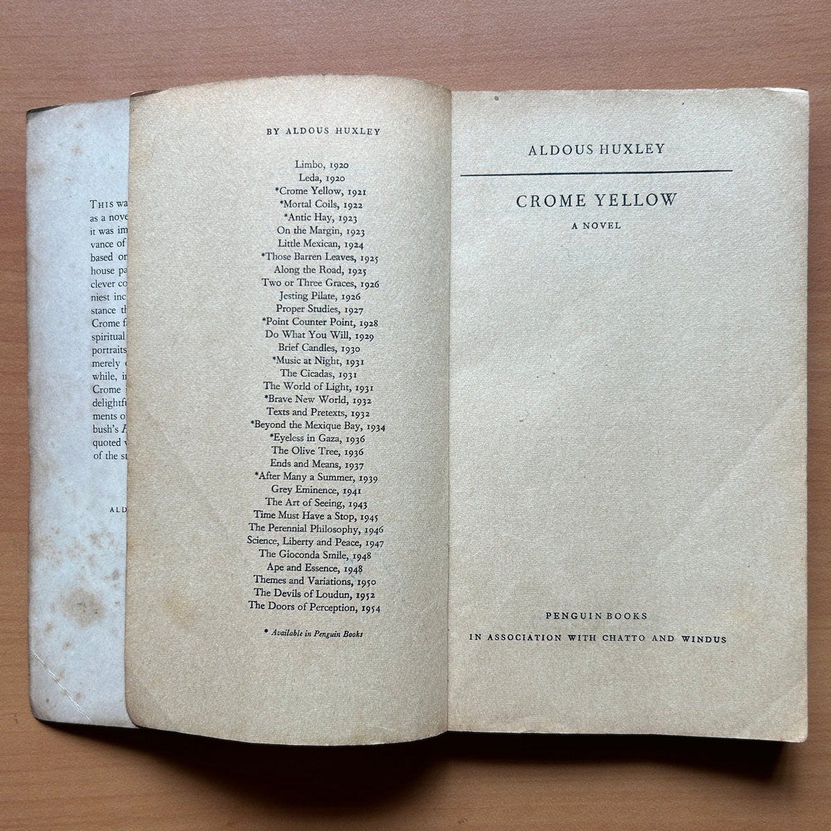 Crome Yellow  -  Aldous Huxley image 2