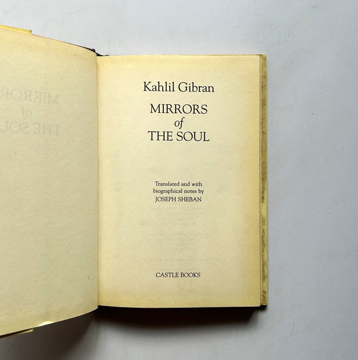 MIRRORS OF THE SOUL BY KAHLIL GIBRAN image 2