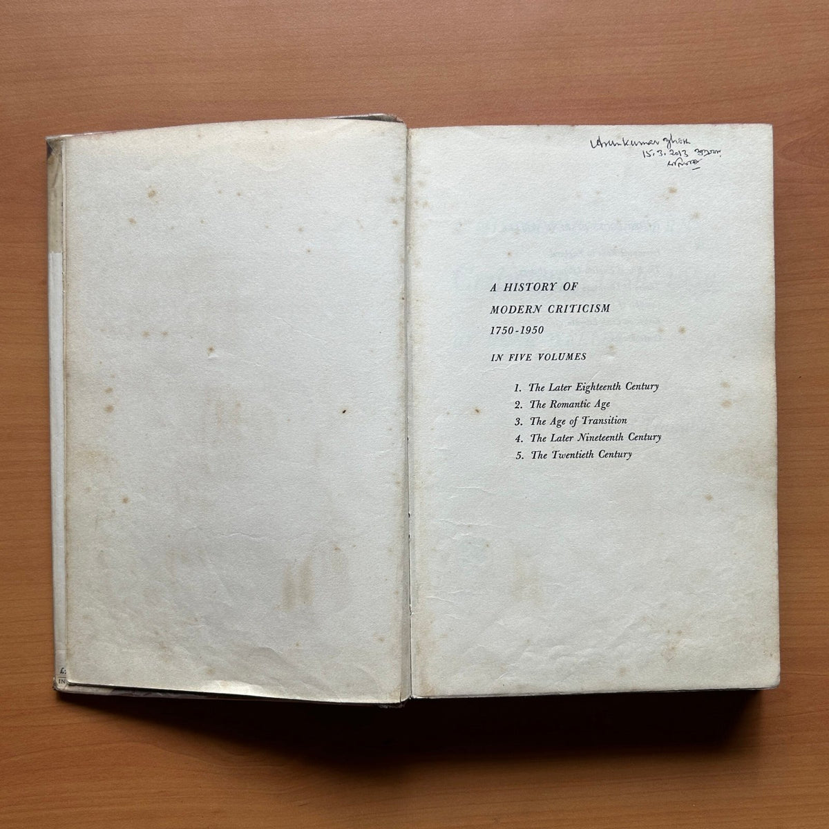 A History of Modern Criticism: 1750–1950  - René Wellek image 3