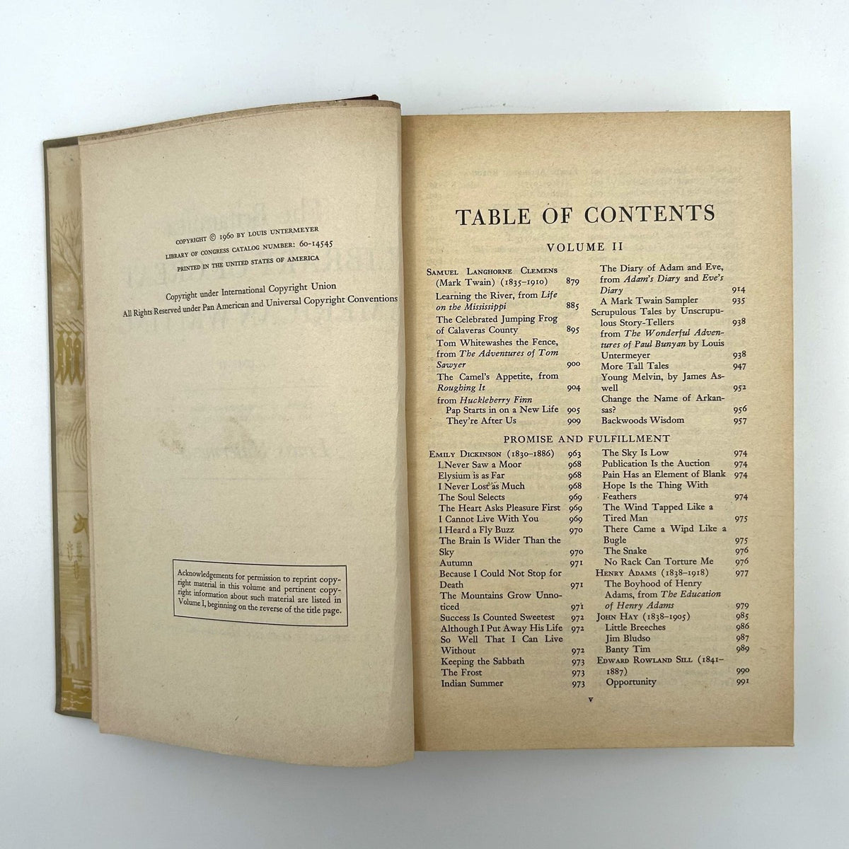 THE BRITANNICA - LIBRARY OF GREAT AMERICAN WRITING BY LOUIS UNTERMEYER image 13