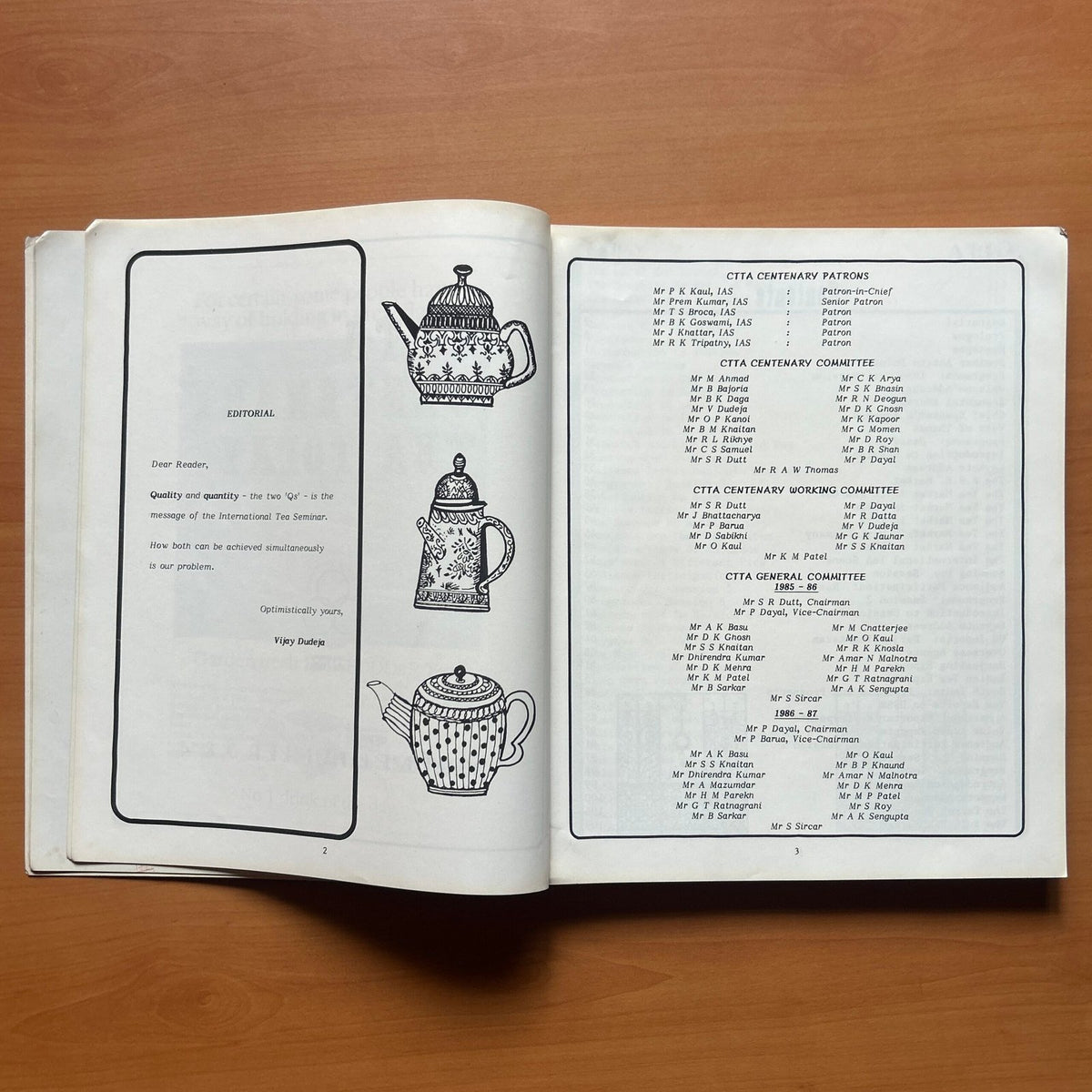 CTTA Centenary: Tea Today, 1886–1986 image 4